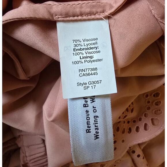 Madewell Eyelet Off The Shoulder Shift Dress - Picture 9 of 10